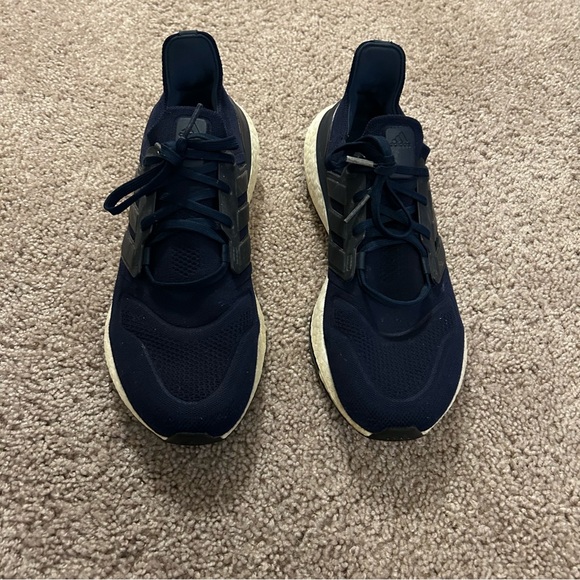 Adidas UltraBoost 22 Running Shoes Collegiate Navy Men’s Size 11 - Picture 3 of 13